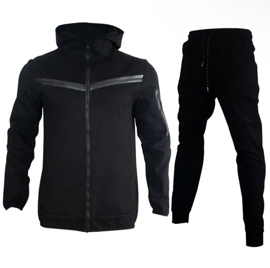 2022 Suit Brand Men's Sweatsuit Tech Hoodie Cotton Stretch Training Wear Good Quality Coat